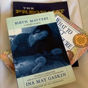 Set of maternity/birth books